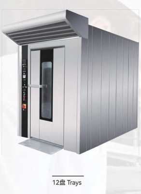 Equipo de panadería comercial eléctrico de horno rotatorio de gas diesel