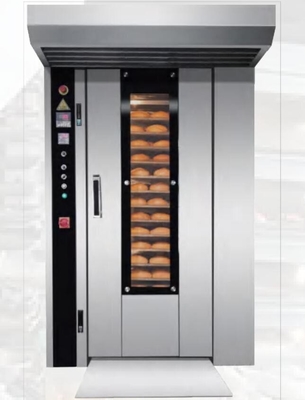 Equipo de panadería comercial eléctrico de horno rotatorio de gas diesel