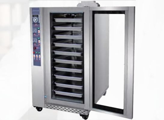 Horno de pan al vapor comercial Horno de circulación de aire caliente Temperatura constante eléctrica