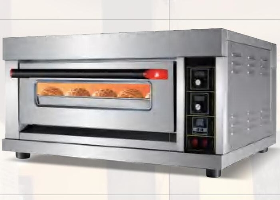 Temperatura alta comercial de la torta de luna del pan de la pizza del horno eléctrico del vapor