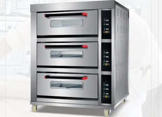 Horno eléctrico de vapor para pizza, pan, 380 V, pastel de luna, alta temperatura, inteligente