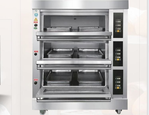 Pastel horneado Pan Pizzería Horno 0.8 mm Alta densidad 870 * 630 * 225