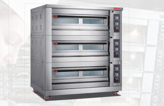 Horno de gas eléctrico para hornear comercial tipo lujoso 380V