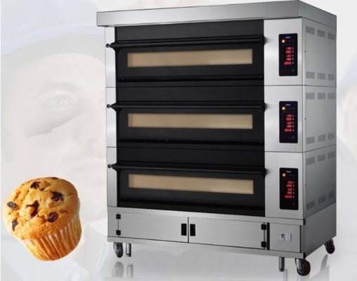 Equipo de horneado europeo coreano Horno de horneado de pan profesional comercial