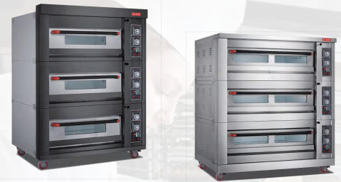 Gas que cuece 220V del horno 380V del pan eléctrico lujoso de la torta