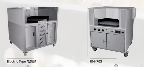 Acero inoxidable eléctrico de Pita Oven Turn Table Natural Gas 220v