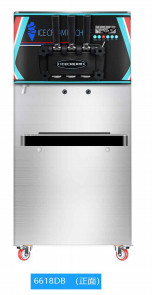 Rueda universal ajustable 220v 110v 60hz de la máquina 360°Movable del helado de la altura
