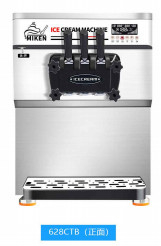 Rueda universal ajustable 220v 110v 60hz de la máquina 360°Movable del helado de la altura