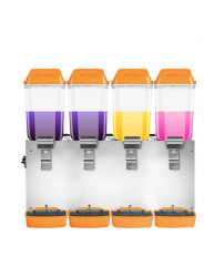 manija de acero inoxidable Juice Dispenser 110V del cilindro del Pvc de la comida de la tolva de la capacidad grande 16l