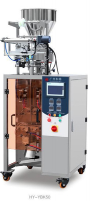 Sello trasero redondeado, fácil a Tear/220v50-60hz/3.0kw/Liquid/Powder/Granular que empaqueta con el motor de paso