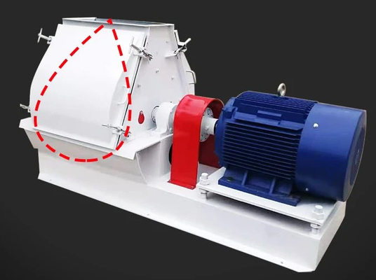 Molino de martillo bajo integral de descenso del agua 100kw alto Shrength estructural SS304