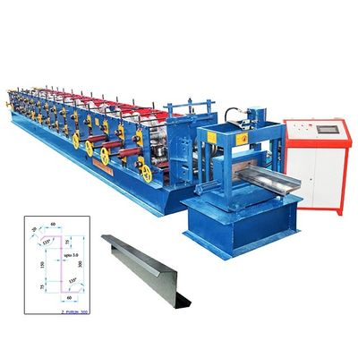 Rollo azul de la correa de Z que forma la máquina 10m/min para el acero del color
