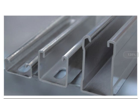 5T cable Tray Roll Forming Machine 2m/min para Supportor fotovoltaico