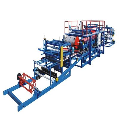 Rollo del panel de bocadillo del CE que forma la máquina 10m/min para la teja de tejado