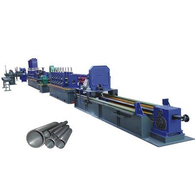 Rollo del tubo de la bajada de aguas del CE que forma de alta frecuencia de la máquina 50m/min soldada con autógena