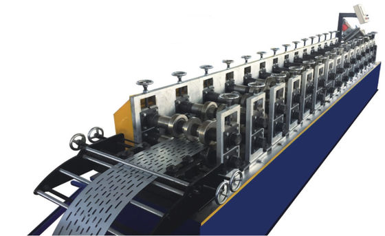 pasos de Tray Roll Forming Machine 15.5KW 18 del cable 10m/min