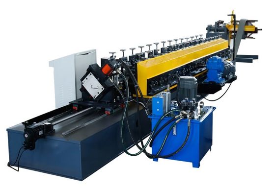Rollo de la correa de 7.5KW C que forma la perforación hidráulica del canal de la máquina C
