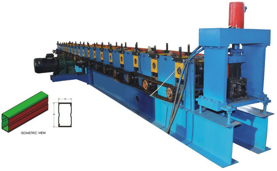 rollo del estante del almacenamiento 4.5T que forma la máquina 5.5KW para la placa de aluminio