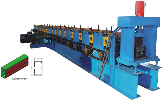 rollo del estante del almacenamiento 4.5T que forma la máquina 5.5KW para la placa de aluminio