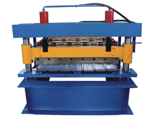 rollo de acero del color 4.5T que forma la máquina para la hoja acanalada de la alta onda