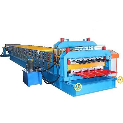 Rollo de acero del color del ISO que forma la máquina 5T para el panel de la teja de tejado