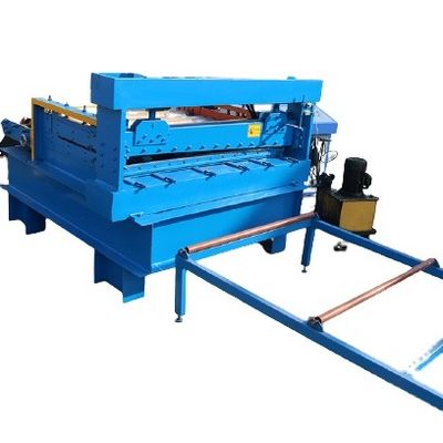 rollo de acero del color 12m/min que forma el corte de máquina a la línea de la longitud