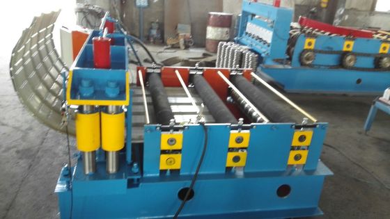 Máquina revestida curvada auto 220V azul de la teja de tejado de la piedra