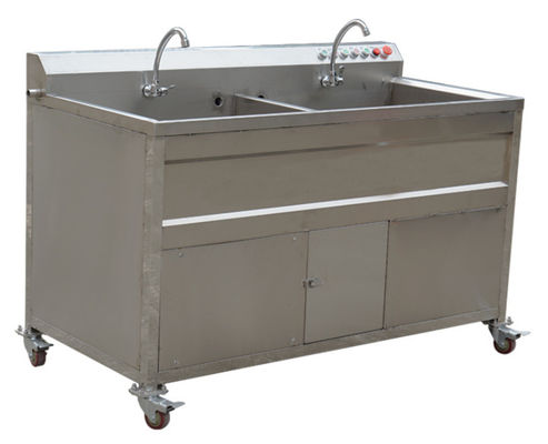 Lavadora de Veg del tanque del doble de la maquinaria de la transformación de los alimentos SS304