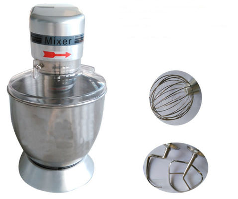 Acero inoxidable de la licuadora 5L de la amasadora de la pasta de la pizza 0.3KW
