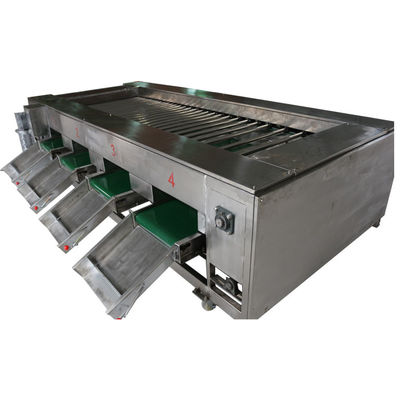 maquinaria de la transformación de los alimentos 2000kg/h, fruta vegetal que clasifica el equipo