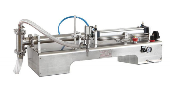 Máquina de rellenar 30bpm 10W del solo pistón líquido principal 5000ML