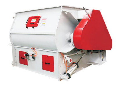 Eficacia alta de mezcla 5,5 del mezclador de paleta del eje del doble del efecto de la tabla - 30kw Sshj-0.5-4.0 380V