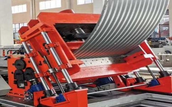 Máquina formadora de silo de placa de acero con costura ZX-40 Espiral 4 mm 4,5 m/min
