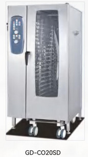 Capas multifuncional 9kW de Combi Oven Combines Steamer Baking In 4