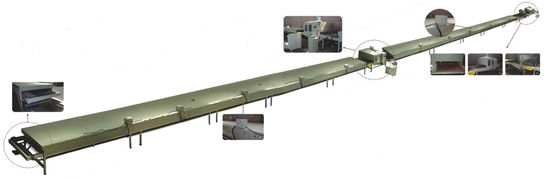 cadena de producción revestida del CE de la máquina de la teja de tejado de la piedra 30T