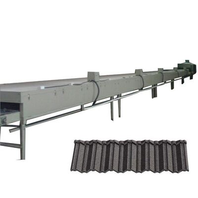 prenda impermeable revestida de la máquina 380V de la teja de tejado de la piedra 32m/min
