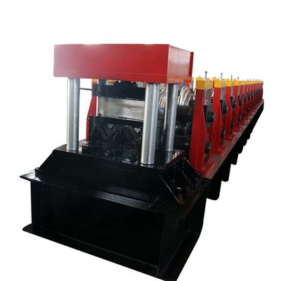 Rollo rojo de la barrera de desplome que forma la alimentación manual de la máquina 15m/min 3T