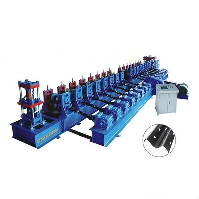 Rollo de la barandilla de la carretera 30KW que forma la máquina 12m/min